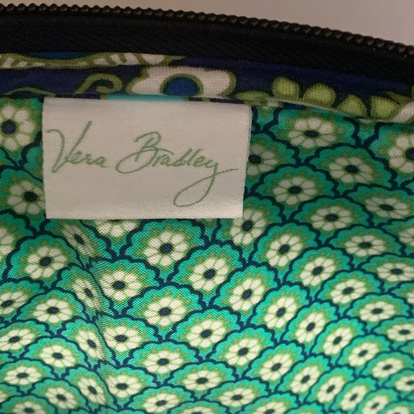 Vera Bradley Quilted Rhythm & Blues Laptop iPad Tablet Sleeve Case Good Preowned - Picture 3 of 6